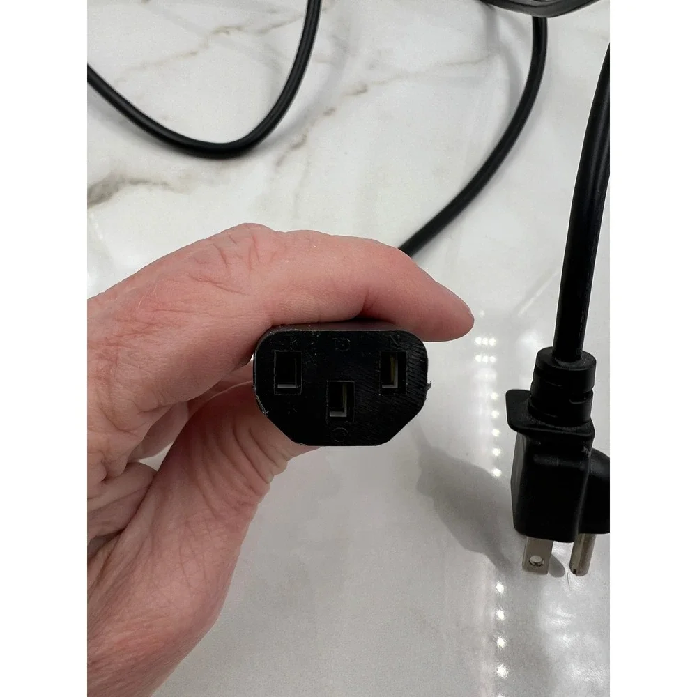 HP 121565-001 AC Power Cord Cable 3-Prong 10A 125V Black 6ft C13 Connector